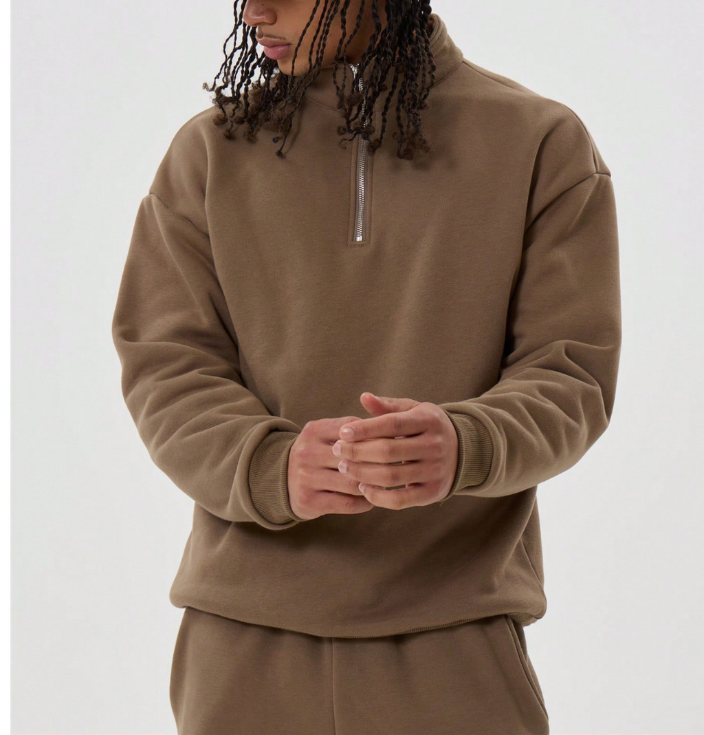 OFFGRID Men’s Cropped Funnel Neck Quarter-Zip
