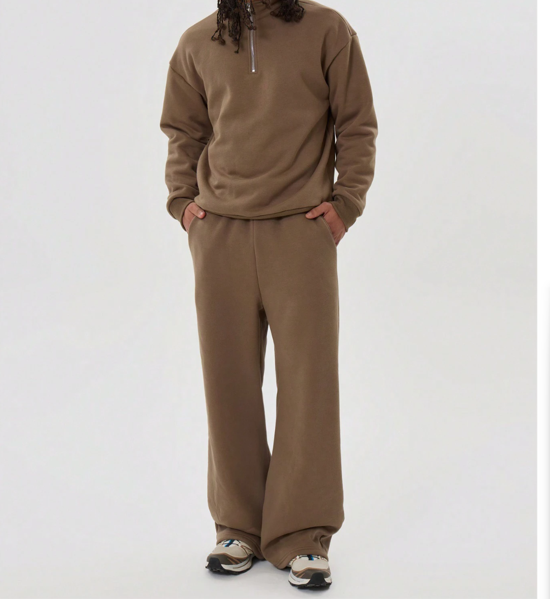 OFFGRID Men’s Cropped Funnel Neck Quarter-Zip